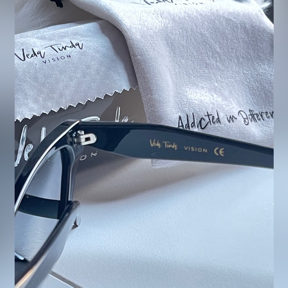 Veda Tinda Vision Cat Eye Sunglasses for Women Tinted Polarized Retro Large - Picture 4 of 11